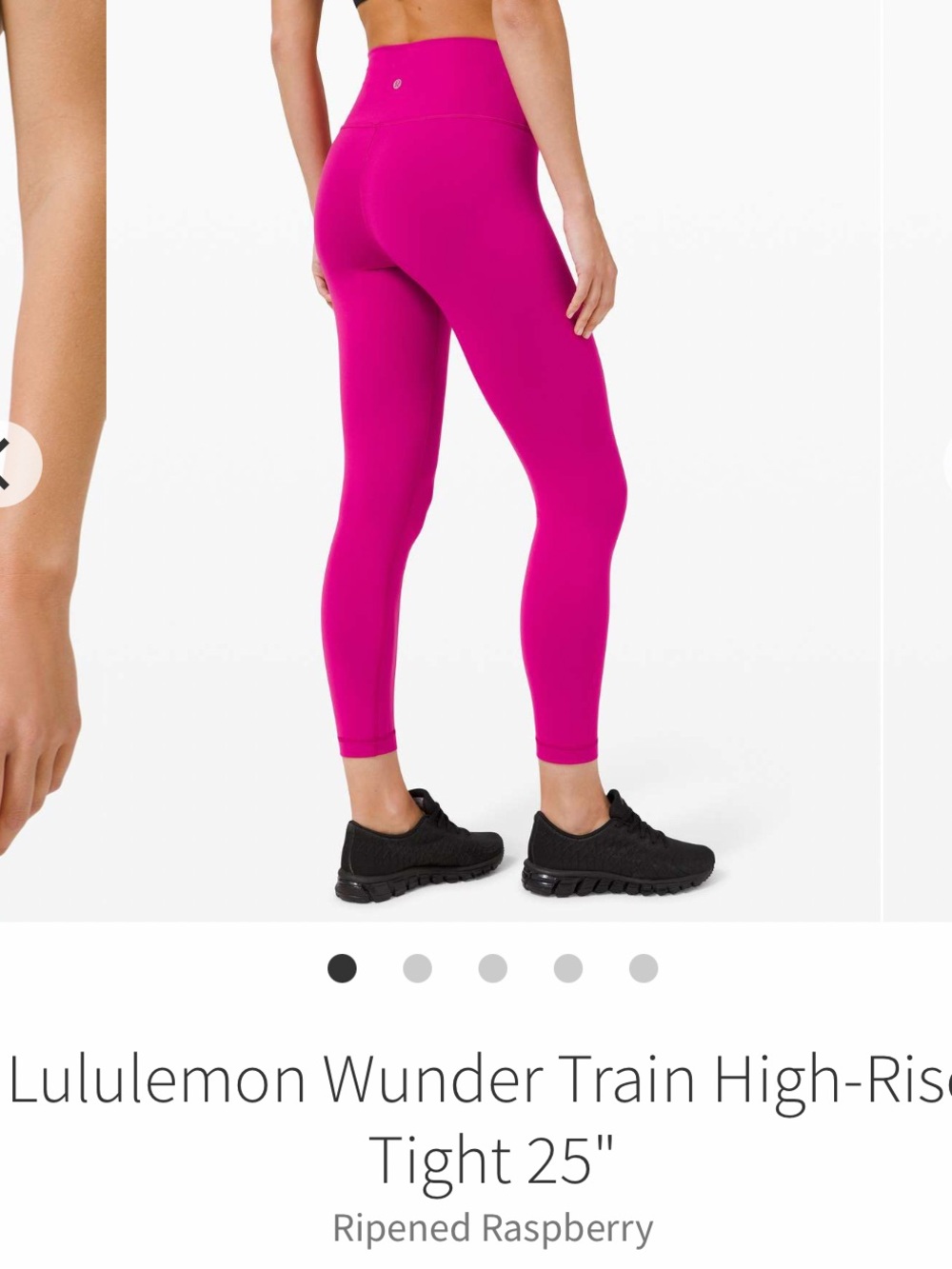 Lululemon Wunder Train High-Rise
Tight 25" Ripened Raspberry. Size 4. EUC